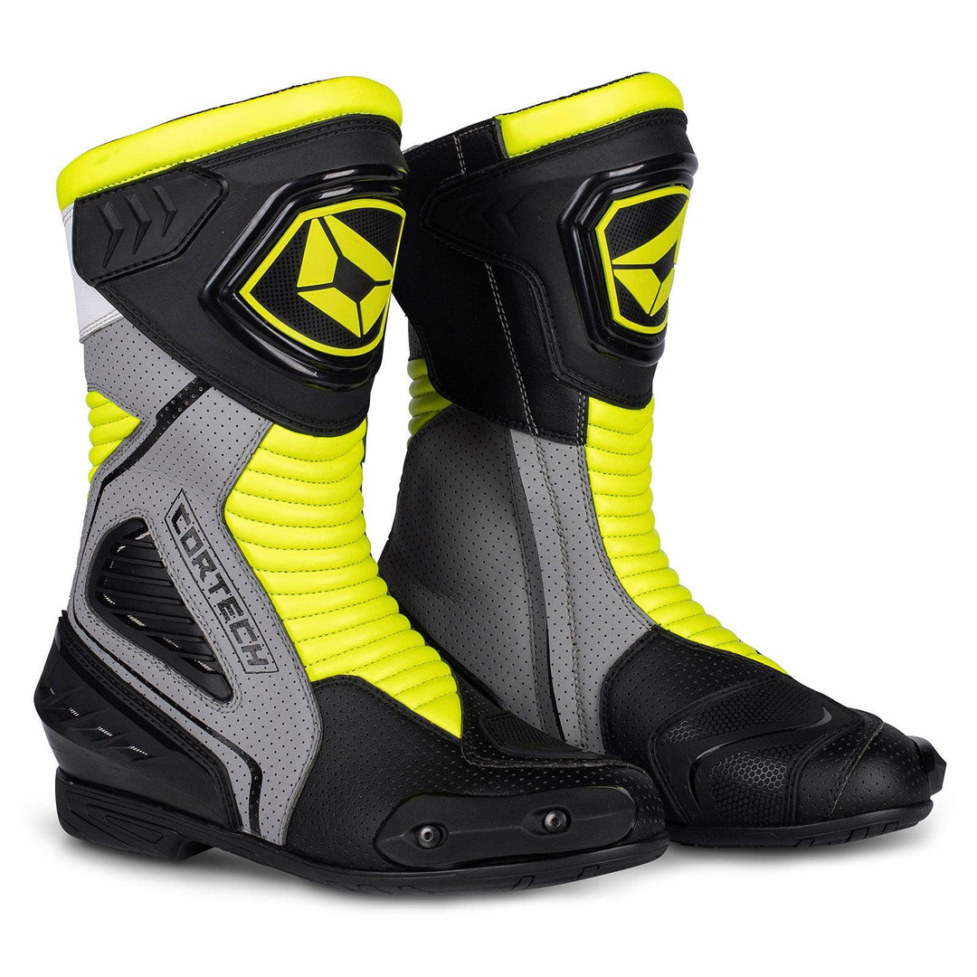 Cortech Men's Apex Rr Air Boot - Hi-Viz - Motor Psycho Sport