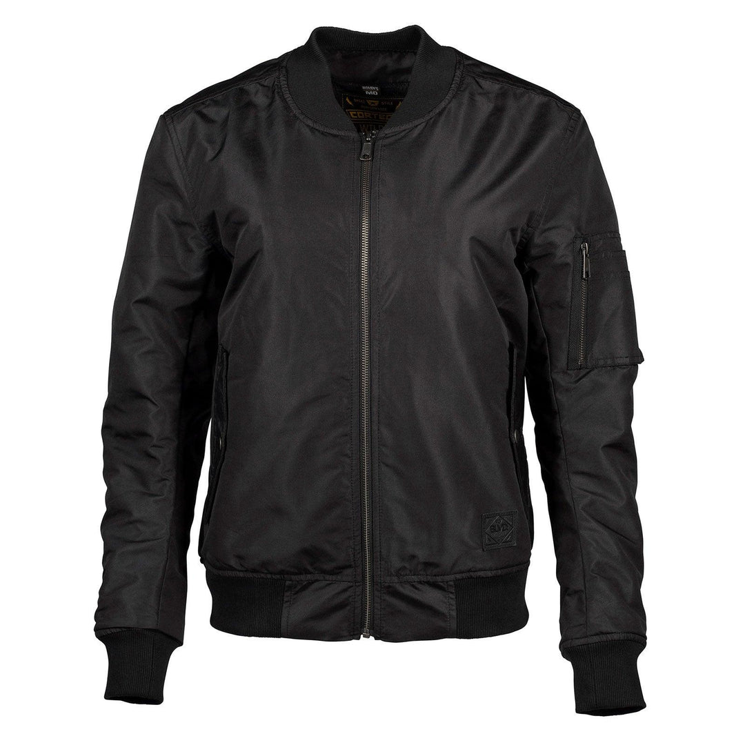 Cortech Women's Wildcat Bomber Jacket - Black - Motor Psycho Sport