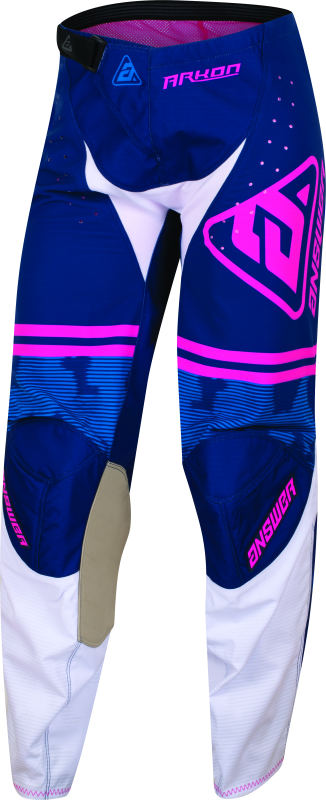 Answer 23 Arkon Trials Pant Blue/White/Magenta Womens