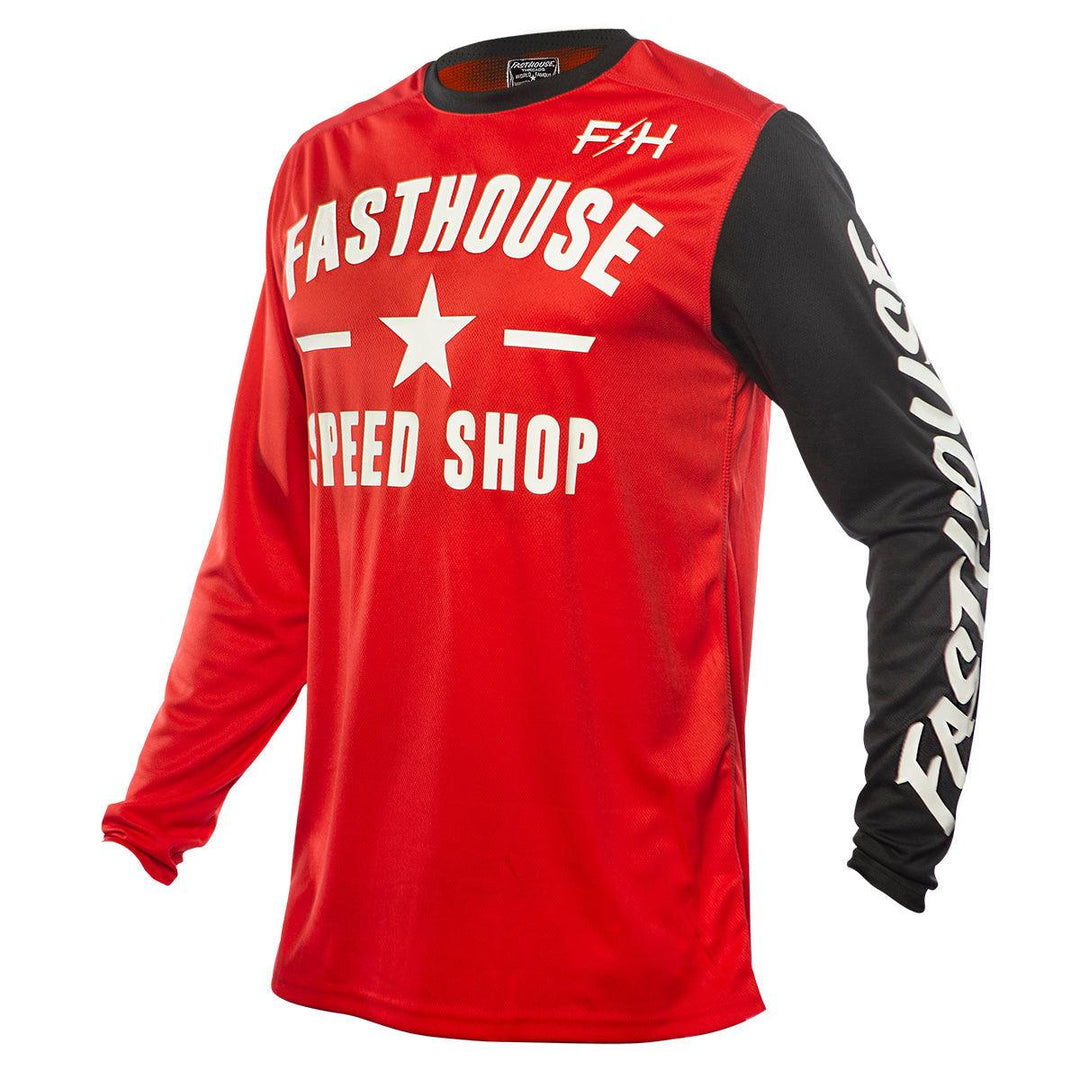 Fasthouse Carbon Jersey - Red - Motor Psycho Sport