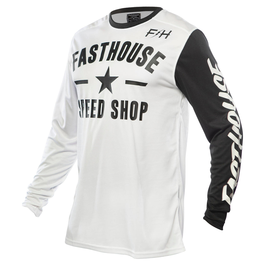 Fasthouse Carbon Jersey - White - Motor Psycho Sport