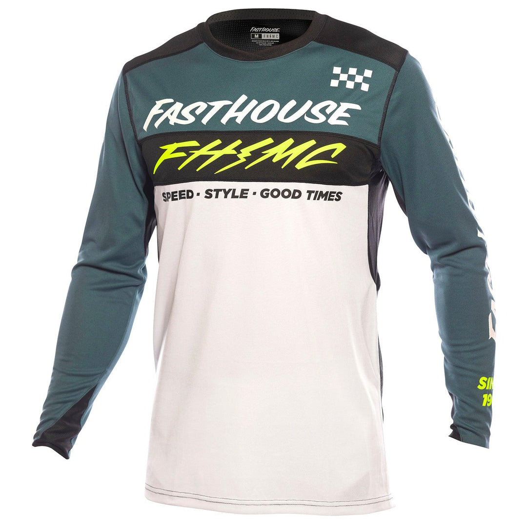 Fasthouse Elrod Evoke Jersey - Indigo/White - Motor Psycho Sport