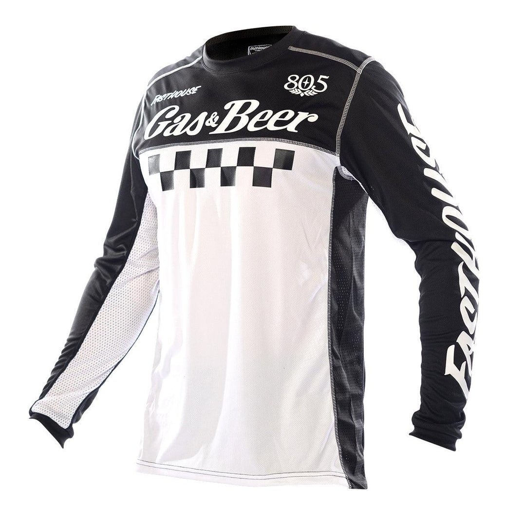 Fasthouse Grindhouse 805 Tavern Jersey - Black/White - Motor Psycho Sport