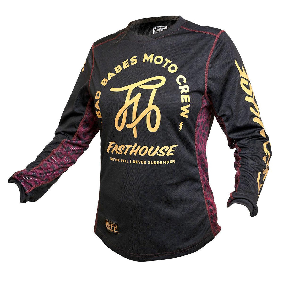 Fasthouse Grindhouse Golden Script Jersey - Black - Motor Psycho Sport