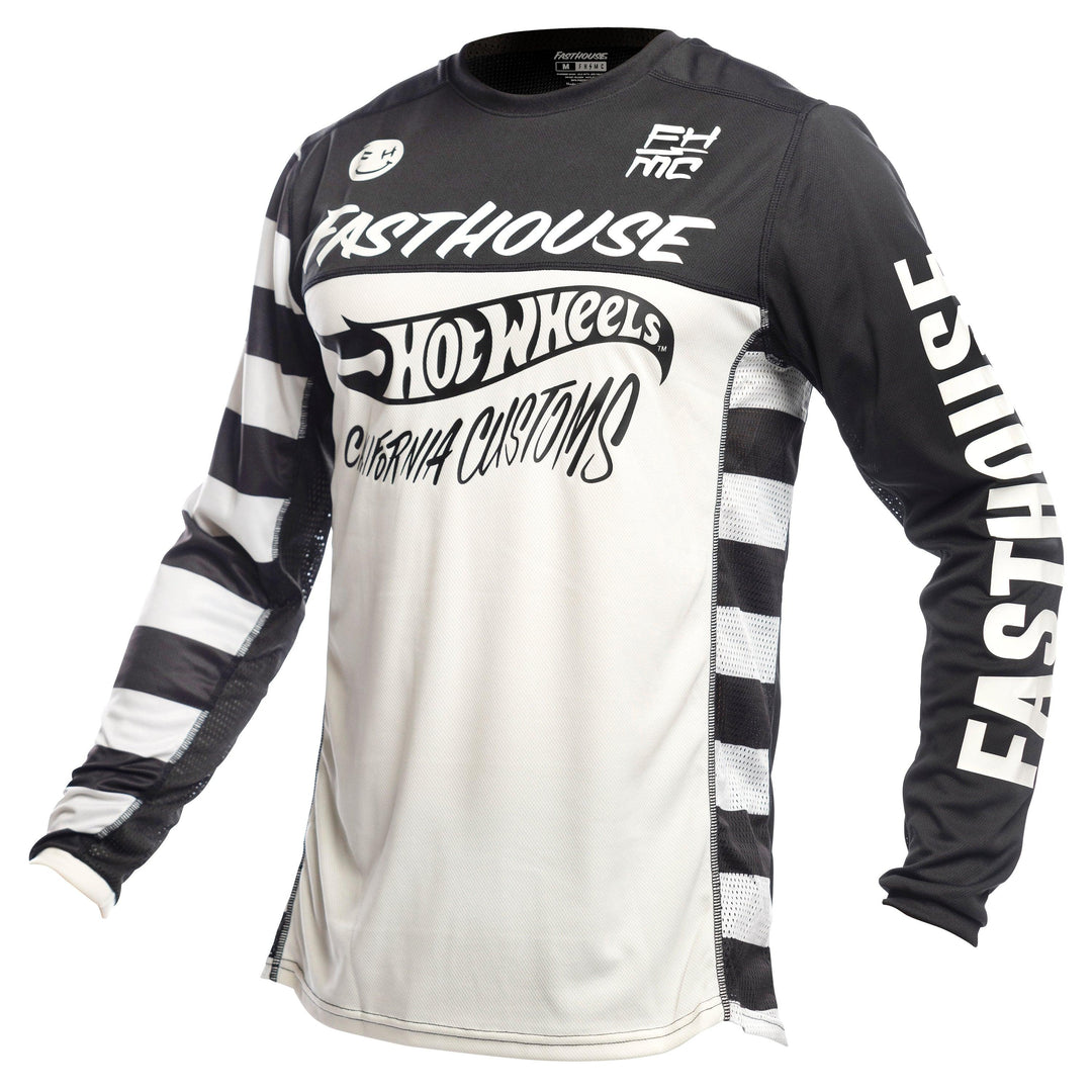Fasthouse Grindhouse Hot Wheels Jersey - Black/White - Motor Psycho Sport