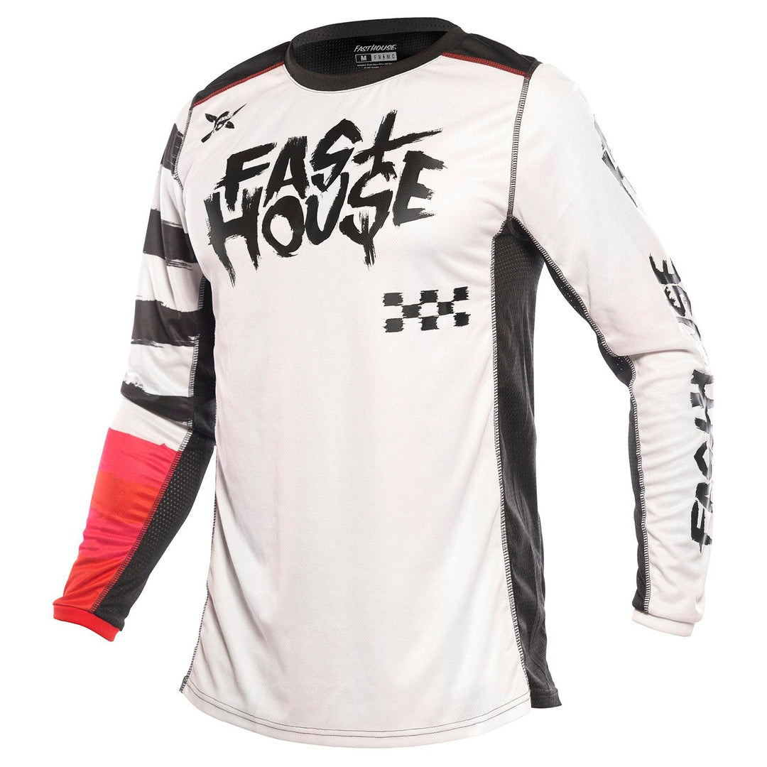 Fasthouse Grindhouse Jester Jersey - White - Motor Psycho Sport