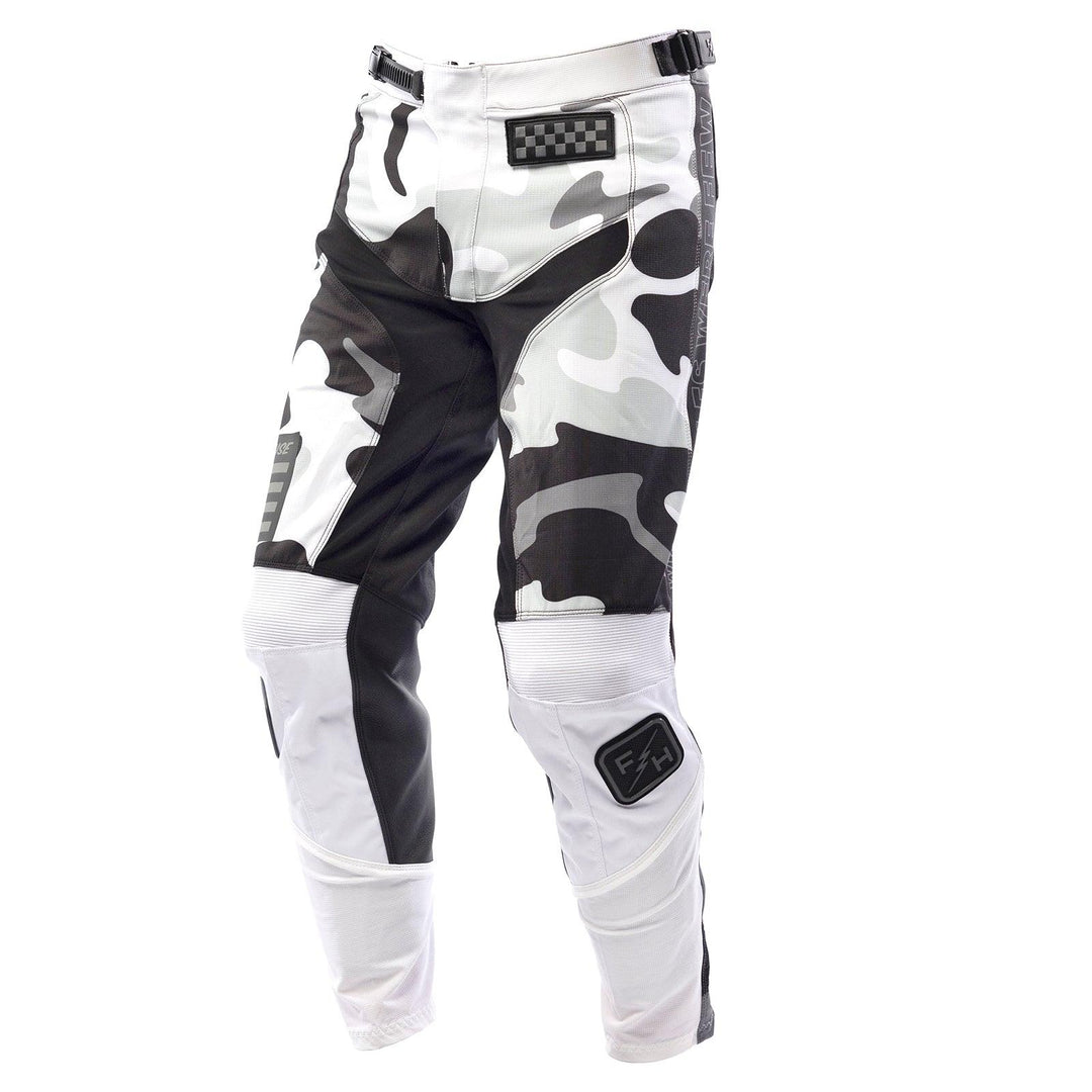 Fasthouse Grindhouse Riot Pant - White/Black - Motor Psycho Sport