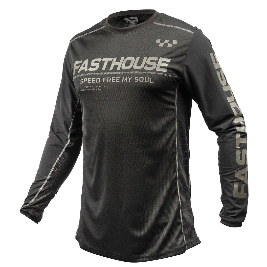 Fasthouse Off-Road Sand Cat Jersey - Black/Black - Motor Psycho Sport