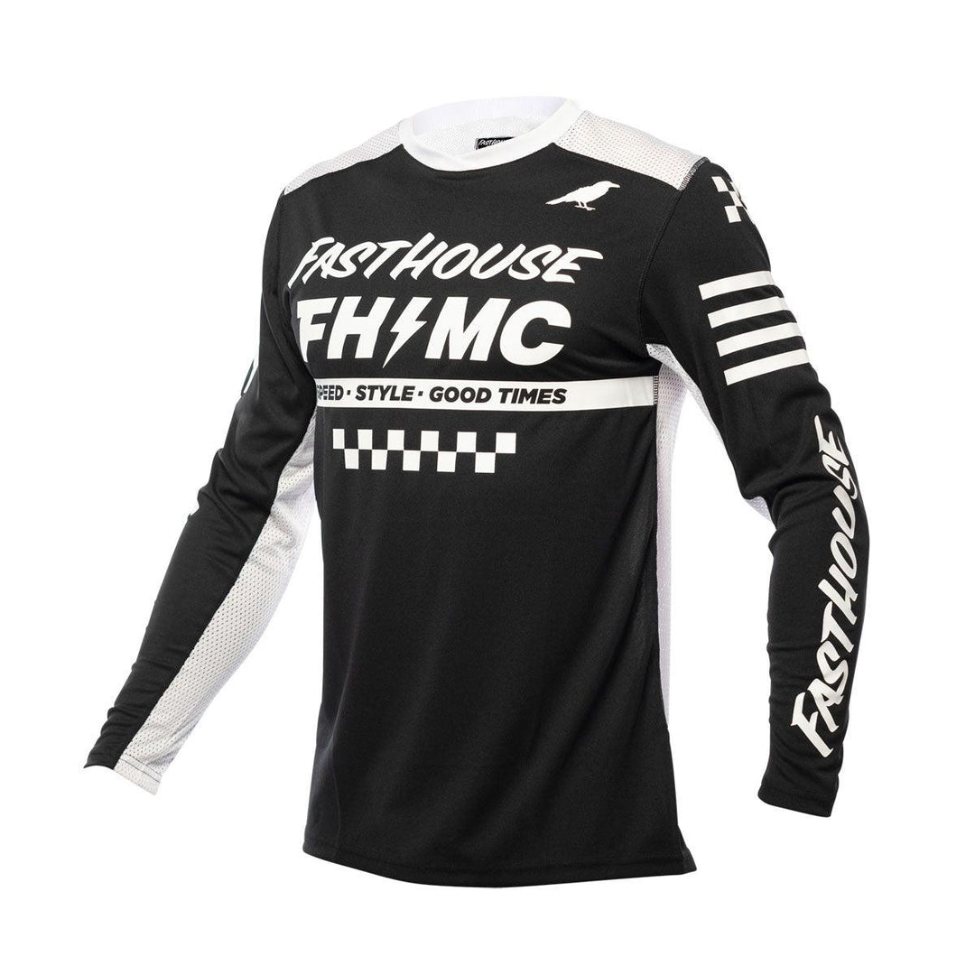 Fasthouse Youth A/C Elrod Jersey - Black - Motor Psycho Sport