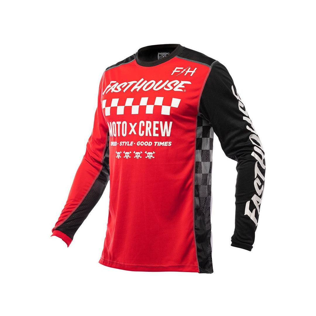 Fasthouse Youth Grindhouse Alpha Jersey - Red/Black - Motor Psycho Sport