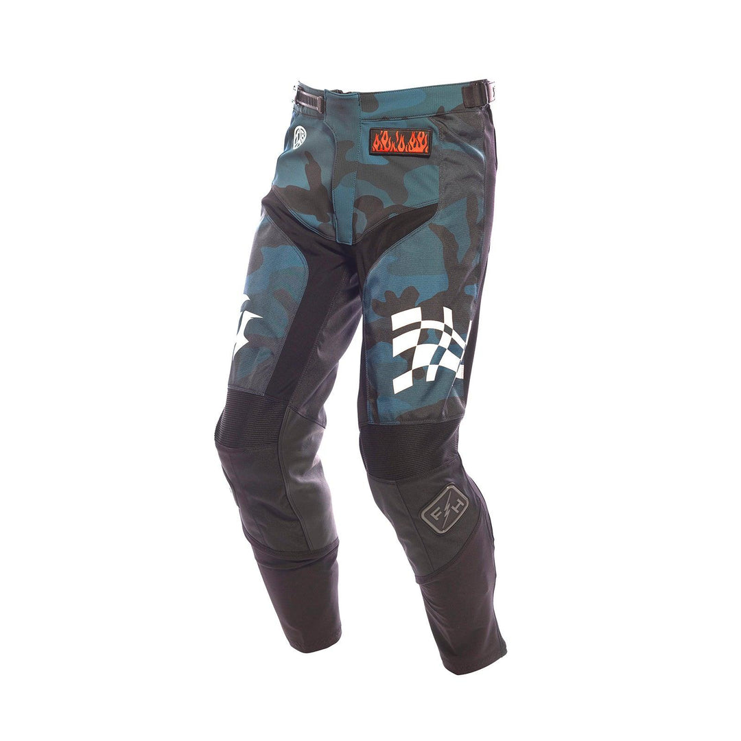 Fasthouse Youth Grindhouse Bereman Pant - Blue Camo - Motor Psycho Sport