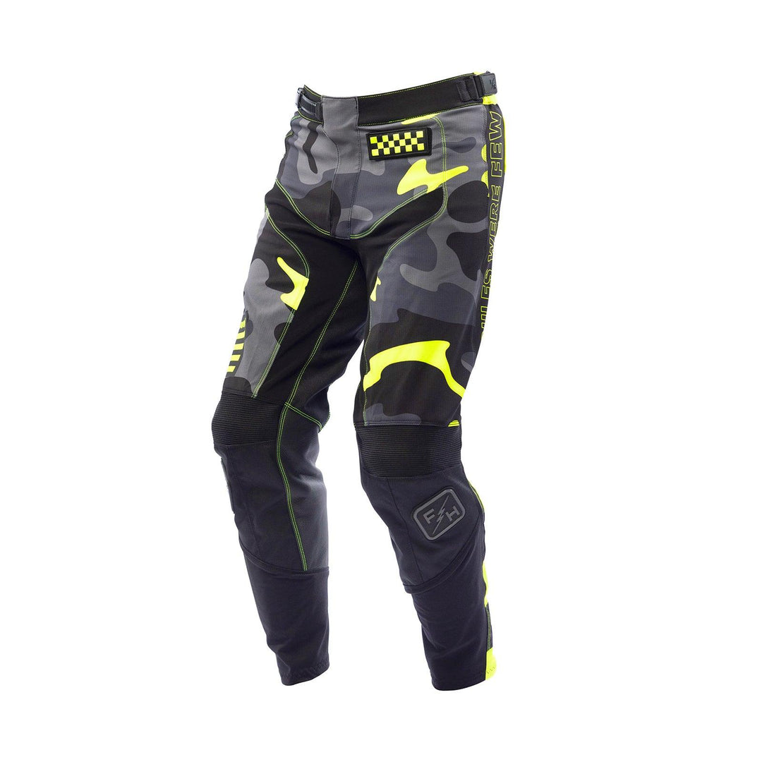 Fasthouse Youth Grindhouse Riot Pant - Black/Hi-Viz - Motor Psycho Sport