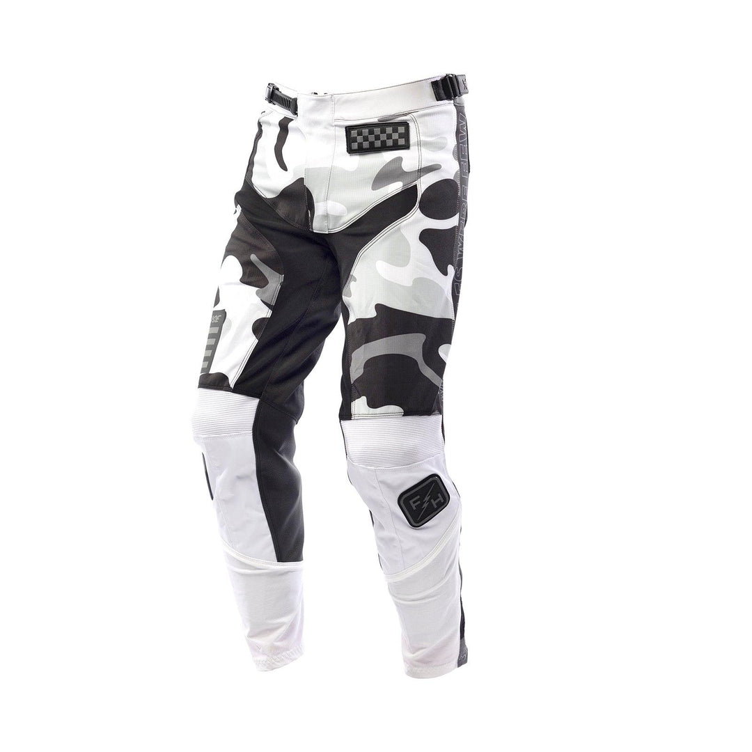 Fasthouse Youth Grindhouse Riot Pant - White/Black - Motor Psycho Sport