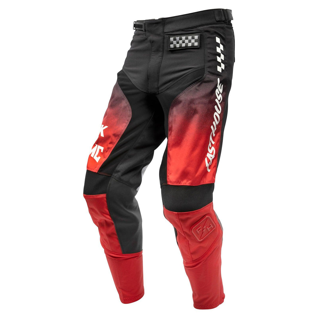 Fasthouse Youth Grindhouse Twitch Pant - Black/Red - Motor Psycho Sport