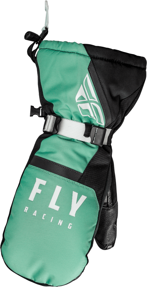 Fly Racing Cascade Mittens Black/Mint - Motor Psycho Sport