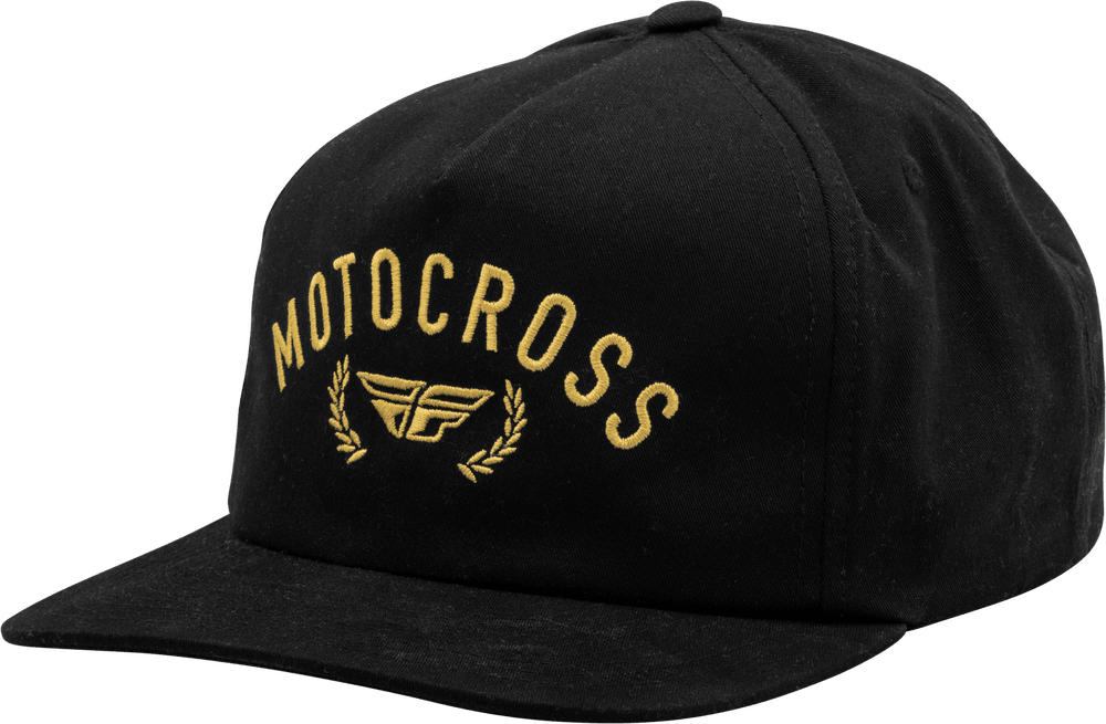 Fly Racing Fly Champion Hat Black/Gold – Motor Psycho Sport