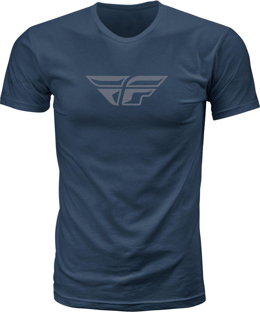 Fly Racing Fly F-Wing Tee Midnight Navy/Grey - Motor Psycho Sport