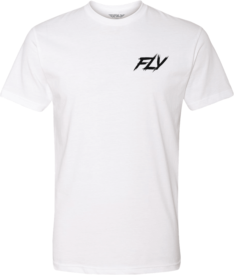 Fly Racing Fly Formula Tee White - Motor Psycho Sport