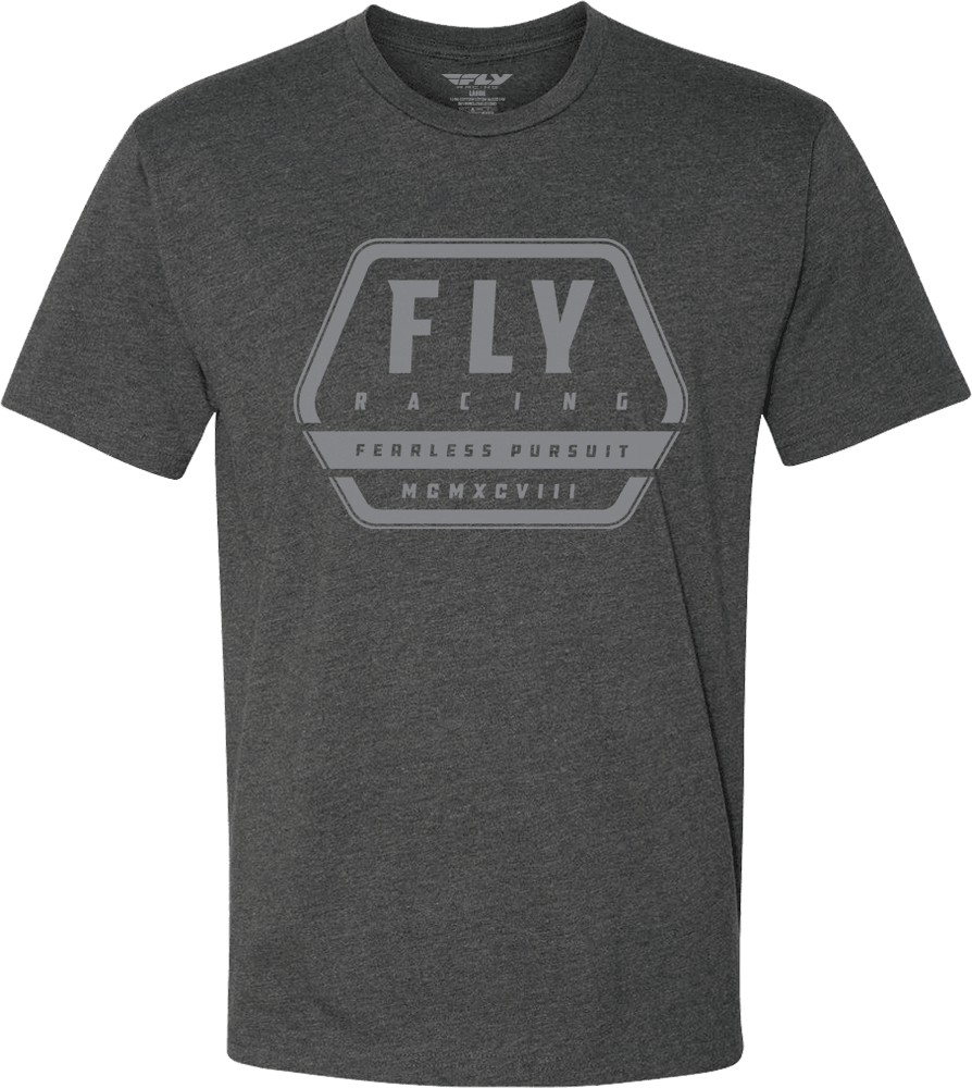 Fly Racing Fly Track Tee Charcoal - Motor Psycho Sport