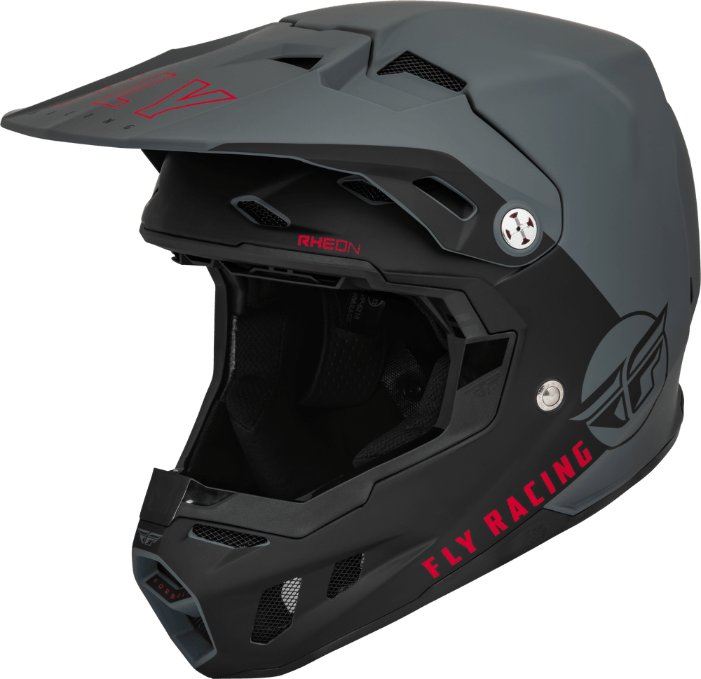 Fly Racing Formula CC Centrum Helmet Matte Grey/Black - Motor Psycho Sport