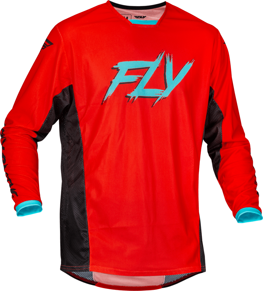 Fly Racing Kinetic Mesh S.E. Kore Jersey Red/Black/Mint - Motor Psycho Sport