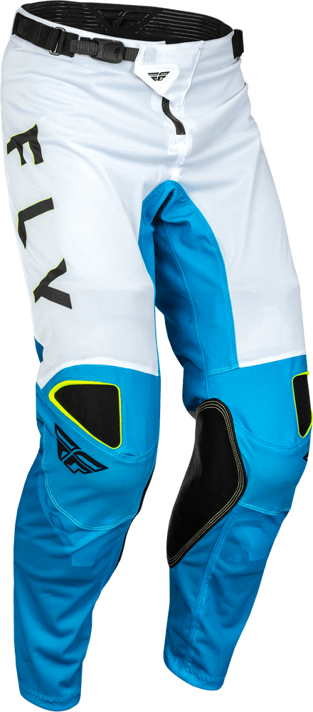 Fly Racing Kinetic Mesh S.E. Kore Pants Blue/White/Hi-Vis - Motor Psycho Sport