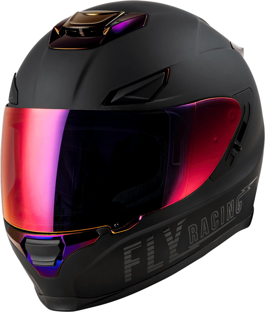 chrome motorcycle helmets dot Sentinel Recon Helmet Matte Black/Purple Chrome Xs