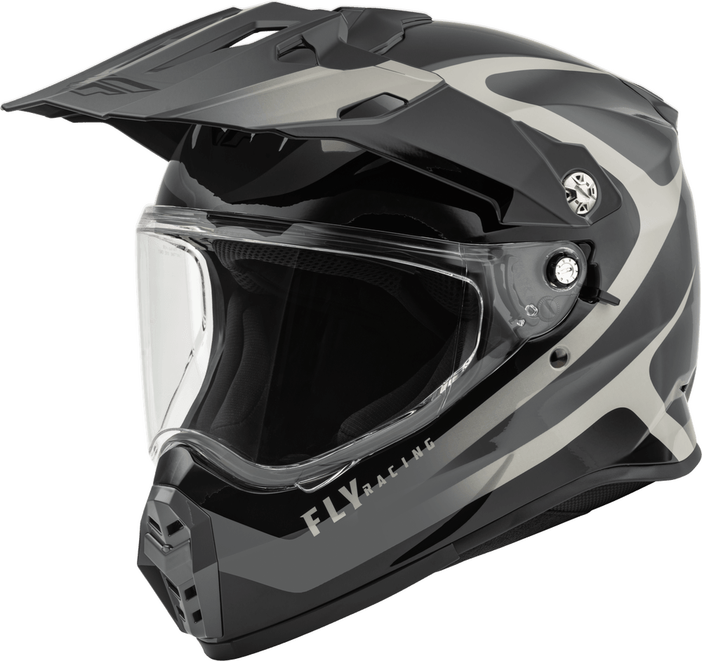 Fly Racing Trekker Pulse Helmet Black/Grey - Motor Psycho Sport