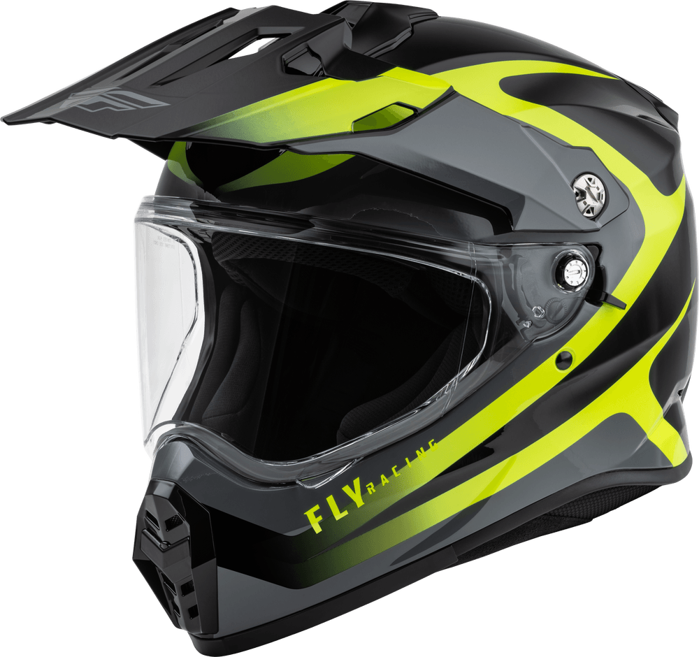 Fly Racing Trekker Pulse Helmet Black/Hi-Vis - Motor Psycho Sport