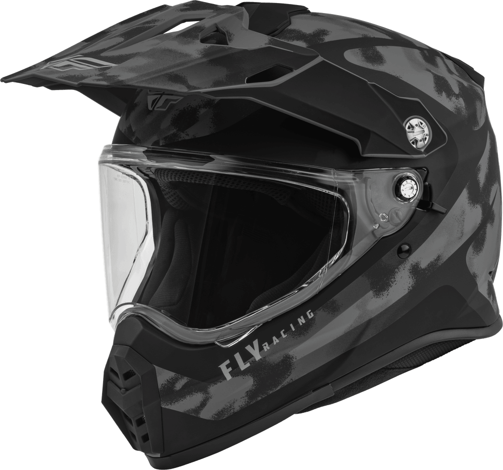Fly Racing Trekker Pulse Helmet Matte Grey/Black Camo - Motor Psycho Sport