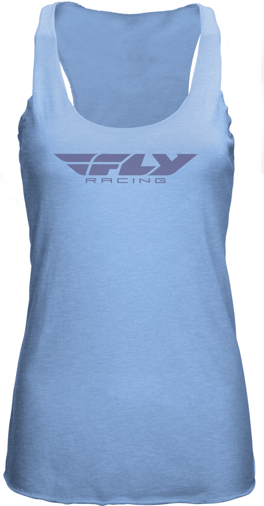 Fly Racing Women's Fly Corporate Tank Light Blue - Motor Psycho Sport