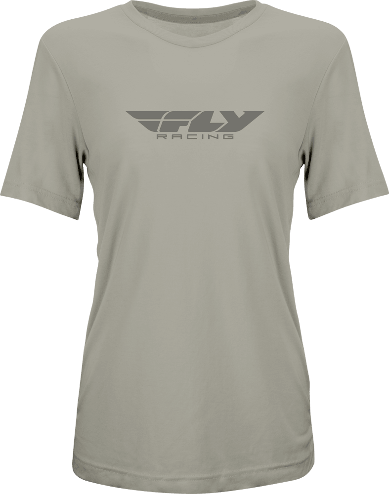 Fly Racing Women's Fly Origin Corp Tee Stone Heather - Motor Psycho Sport
