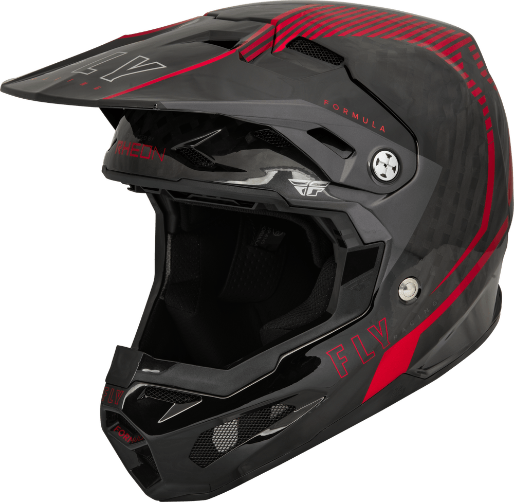 Fly Racing Youth Formula Carbon Tracer Helmet Red/Black - Motor Psycho Sport