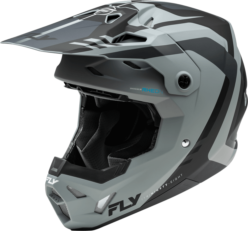 Fly Racing Youth Formula CP Krypton Helmet Matte Grey/Black - Motor Psycho Sport