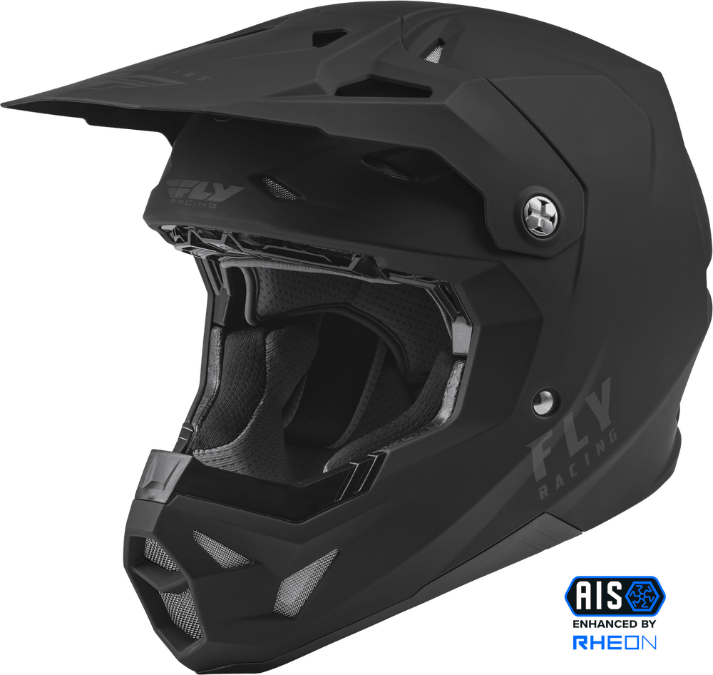Fly Racing Youth Formula CP Solid Helmet Matte Black - Motor Psycho Sport