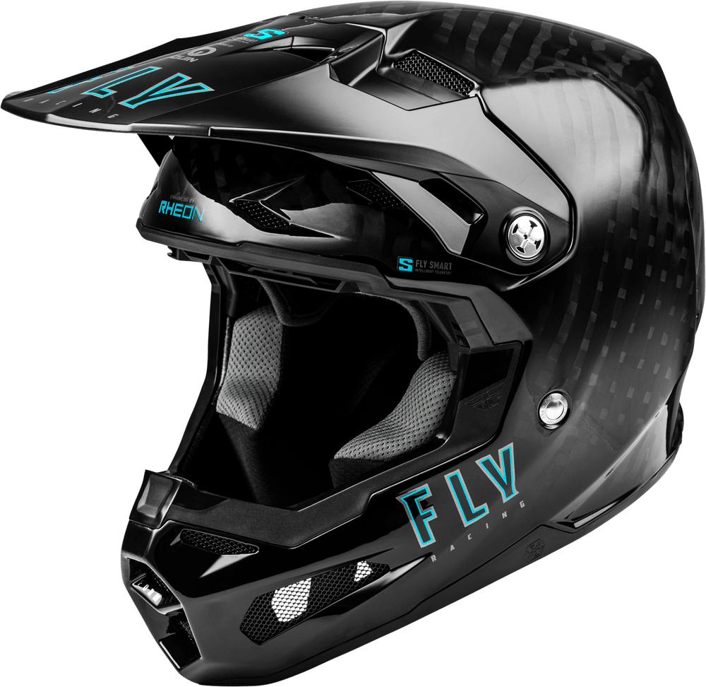 Fly Racing Youth Formula S Carbon Helmet Black - Motor Psycho Sport