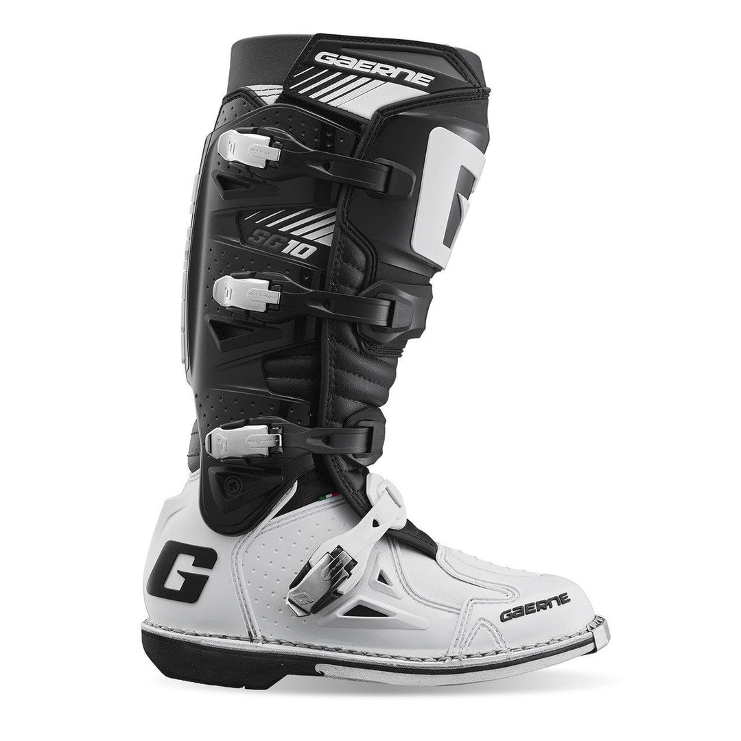 Gaerne SG-10 Boots - Black/White - Motor Psycho Sport