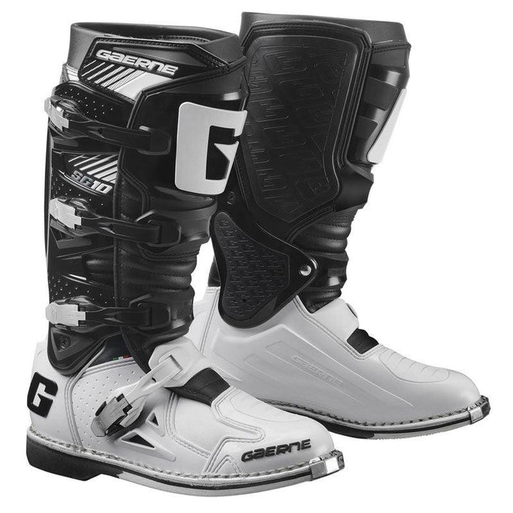 Gaerne SG-10 Boots - Black/White - Motor Psycho Sport