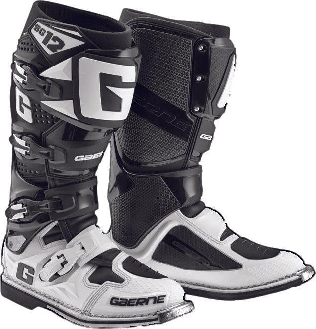 Gaerne SG-12 Boots - Black/White - Motor Psycho Sport