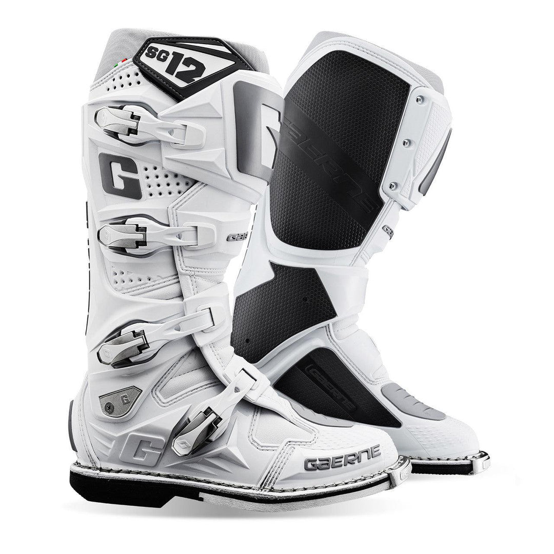 Gaerne SG-12 Boots - White - Motor Psycho Sport