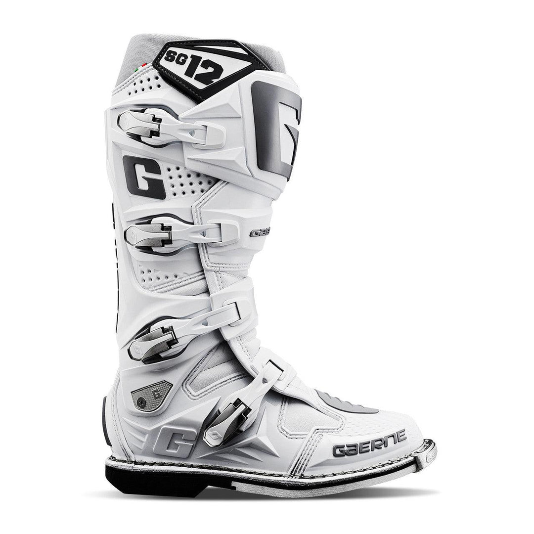 Gaerne SG-12 Boots - White - Motor Psycho Sport