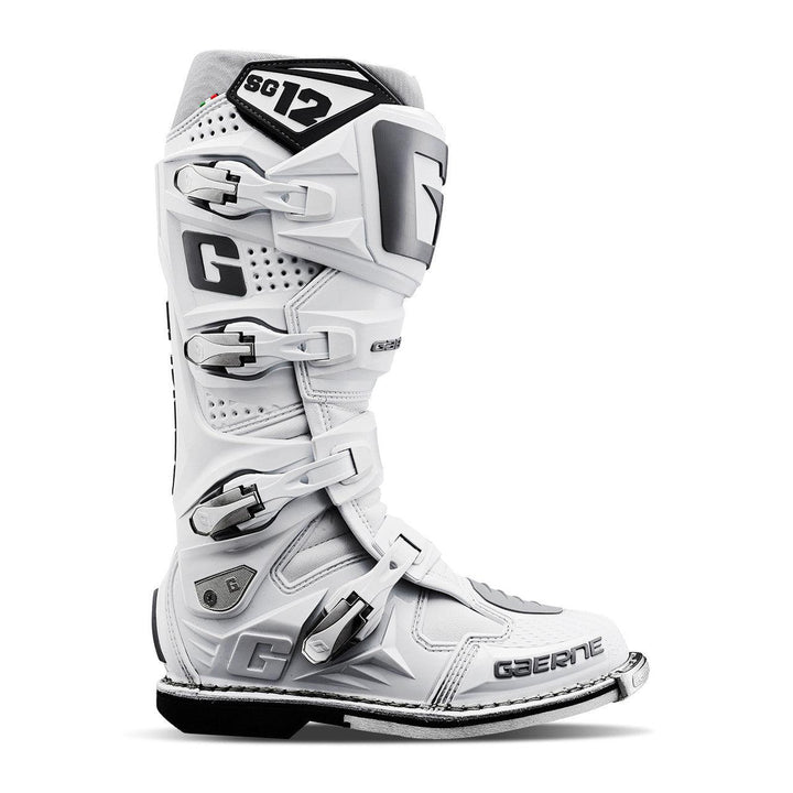 Gaerne SG-12 Boots - White - Motor Psycho Sport