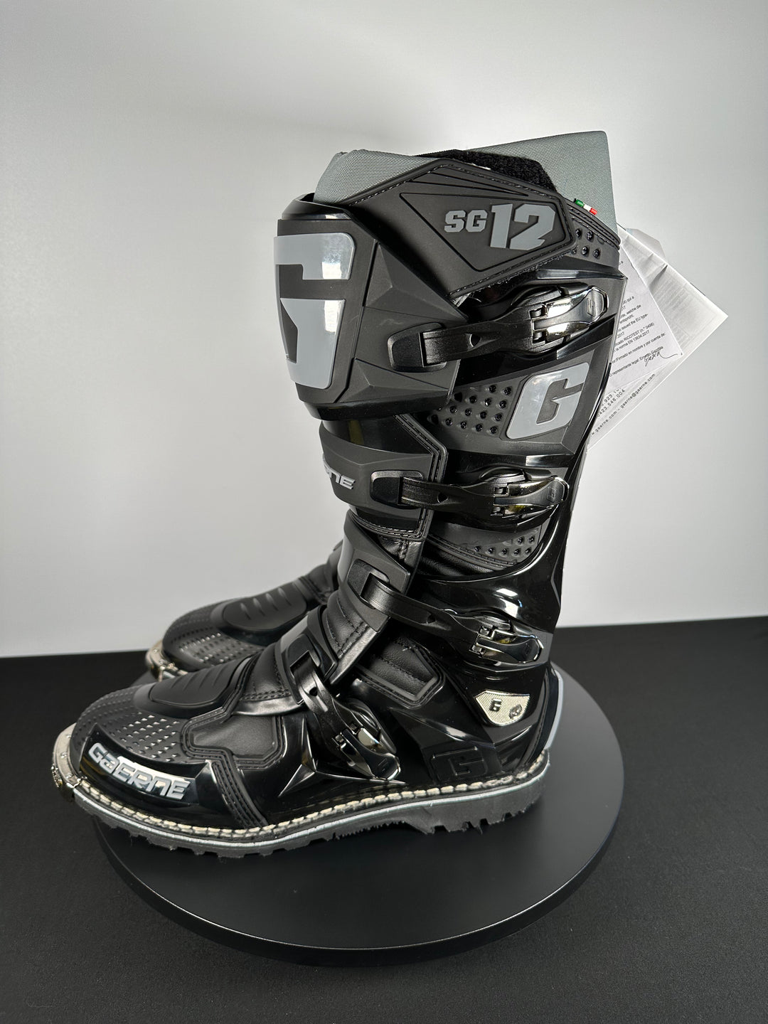 Gaerne SG-12 Enduro Boots - Black - Motor Psycho Sport