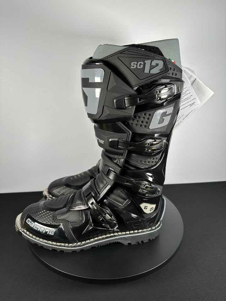 Gaerne SG-12 Enduro Boots - Black - Motor Psycho Sport
