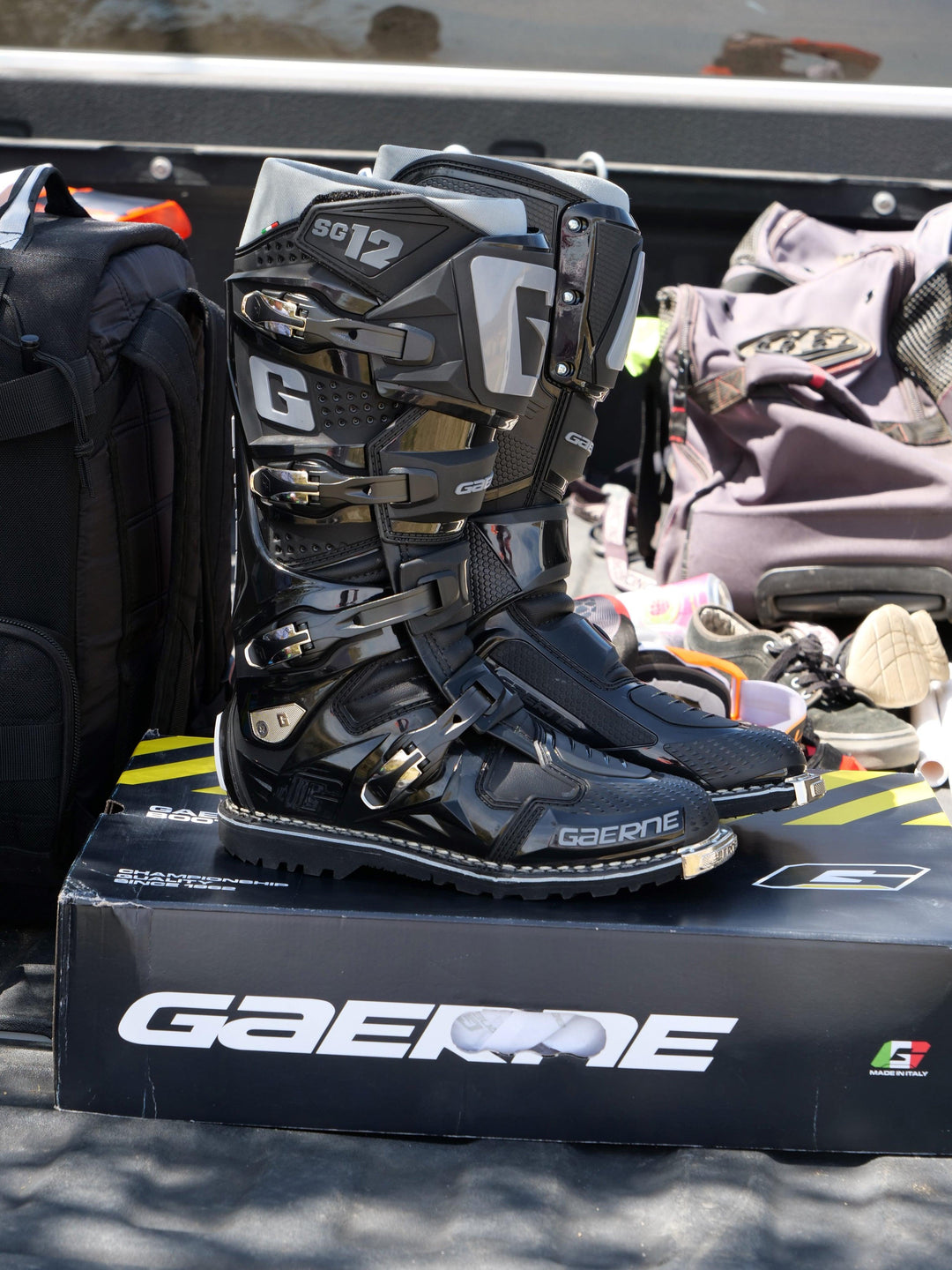Gaerne SG-12 Enduro Boots - Black - Motor Psycho Sport