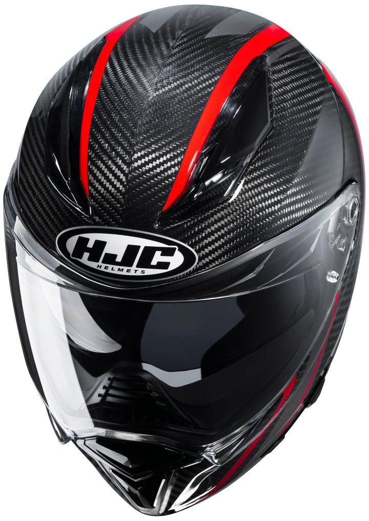 HJC F70 Carbon Eston Helmet - MC-1 Black/Red - Motor Psycho Sport
