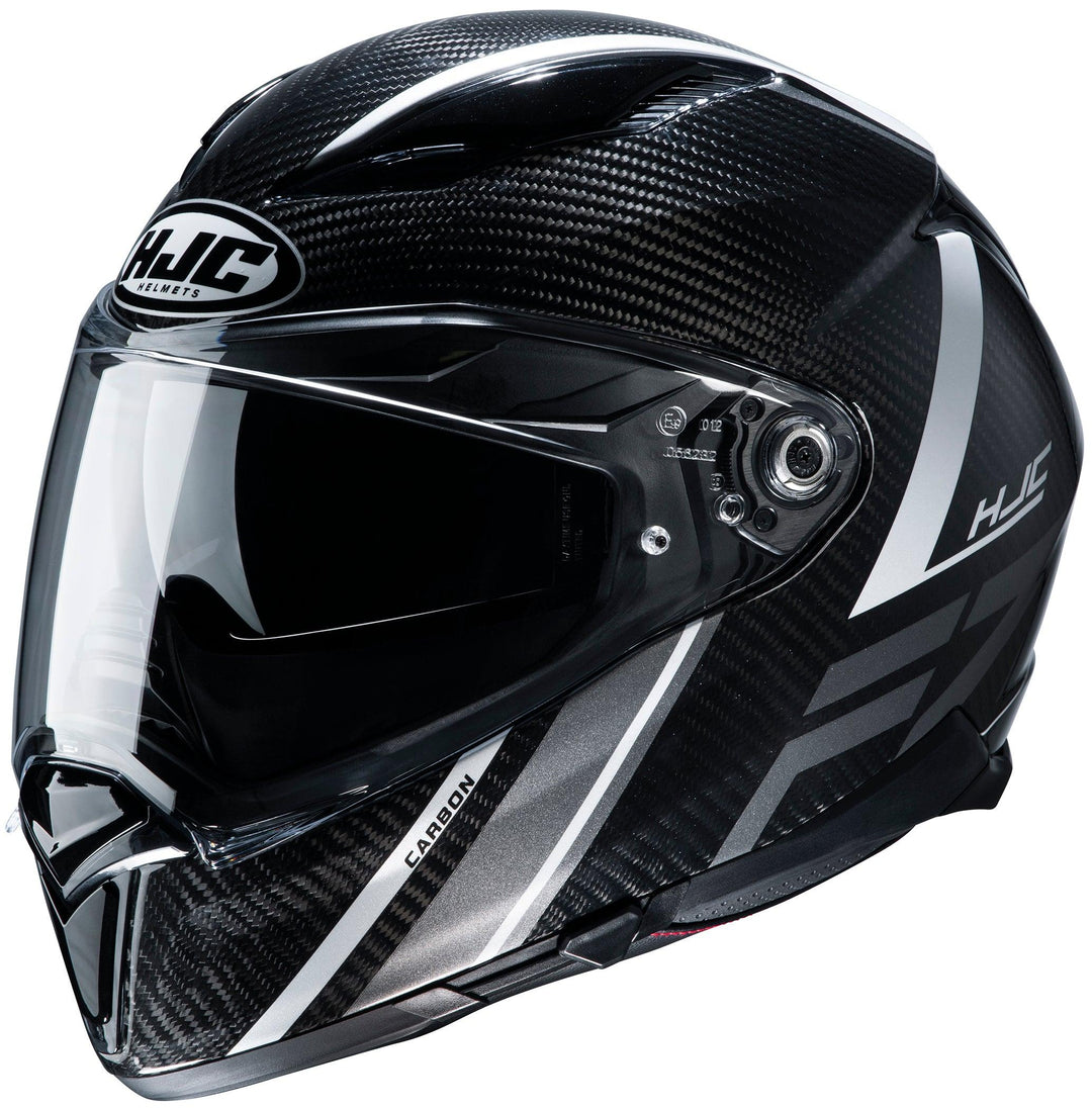 HJC F70 Carbon Eston Helmet - MC-5 Black/White - Motor Psycho Sport