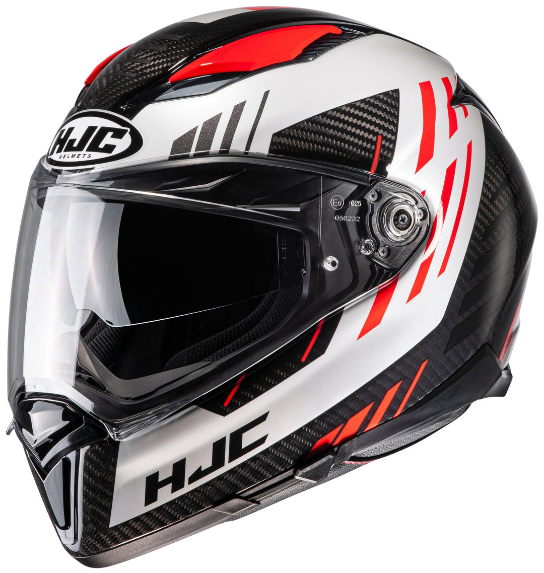 HJC F70 Carbon Kesta Helmet - MC-1 Black/Red - Motor Psycho Sport