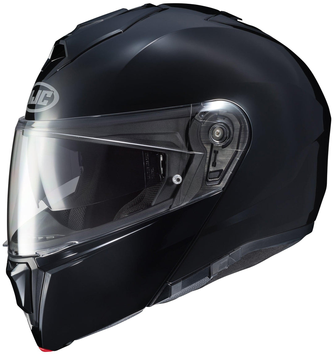 HJC i90 Modular Helmet - Gloss Black - Motor Psycho Sport