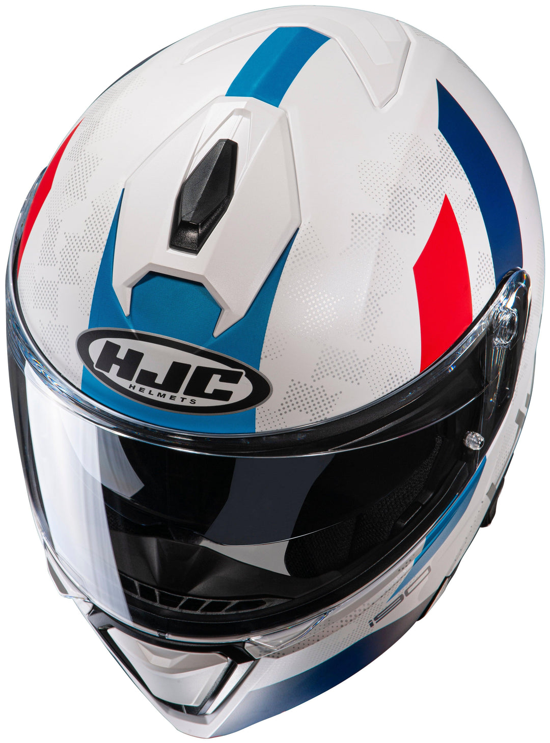 HJC i90 Syrex Modular Helmet - MC-21SF White/Red/Blue - Motor Psycho Sport
